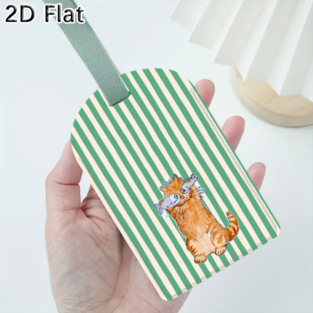 Travel Accessories Luggage Straps - Бирка для багажа с милым котиком