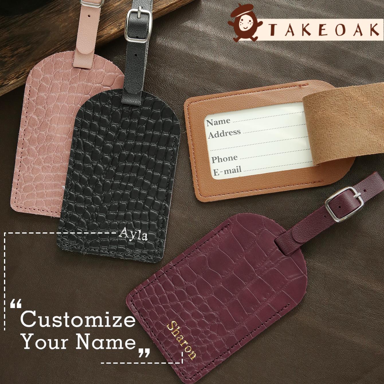 Travel Accessories Luggage Straps - Персонализированная бирка для багажа из кожи