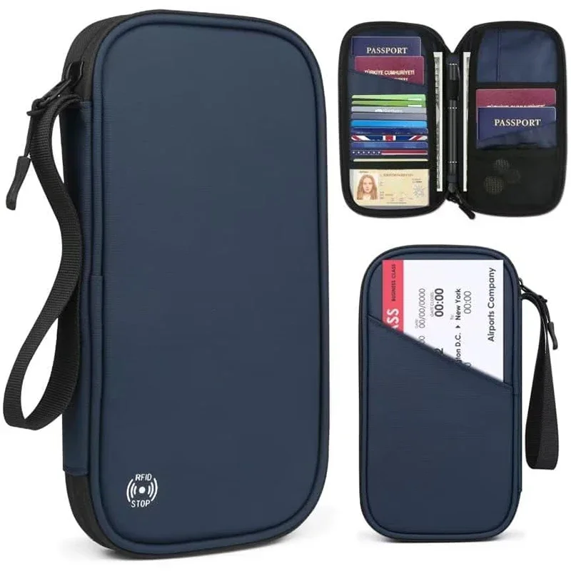 Travel Accessories Bag For Men - Легкая семейная дорожная обложка для паспорта,