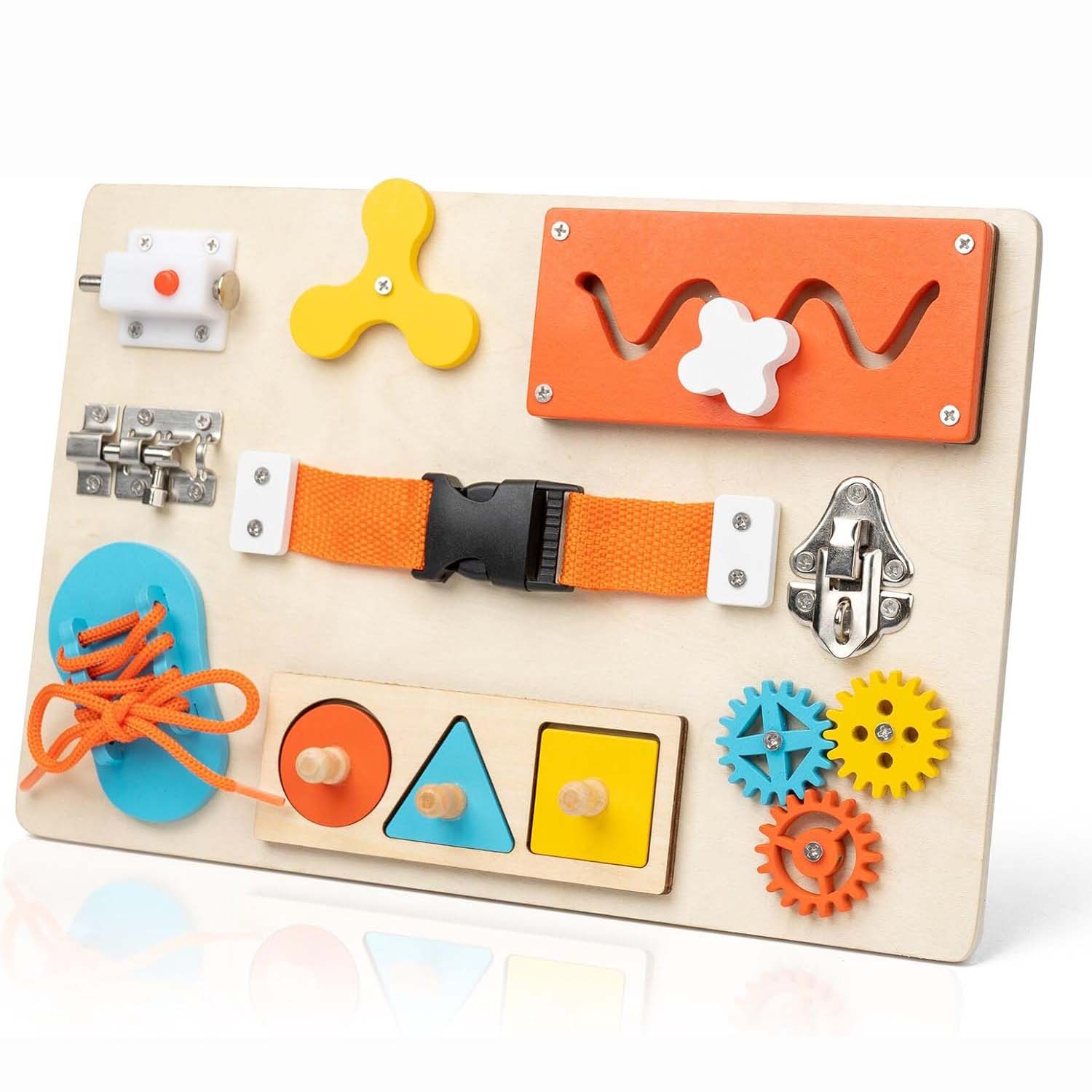 Travel Accessories For Toddlers - Доска Монтессори для малышей, деревянная сенсорная