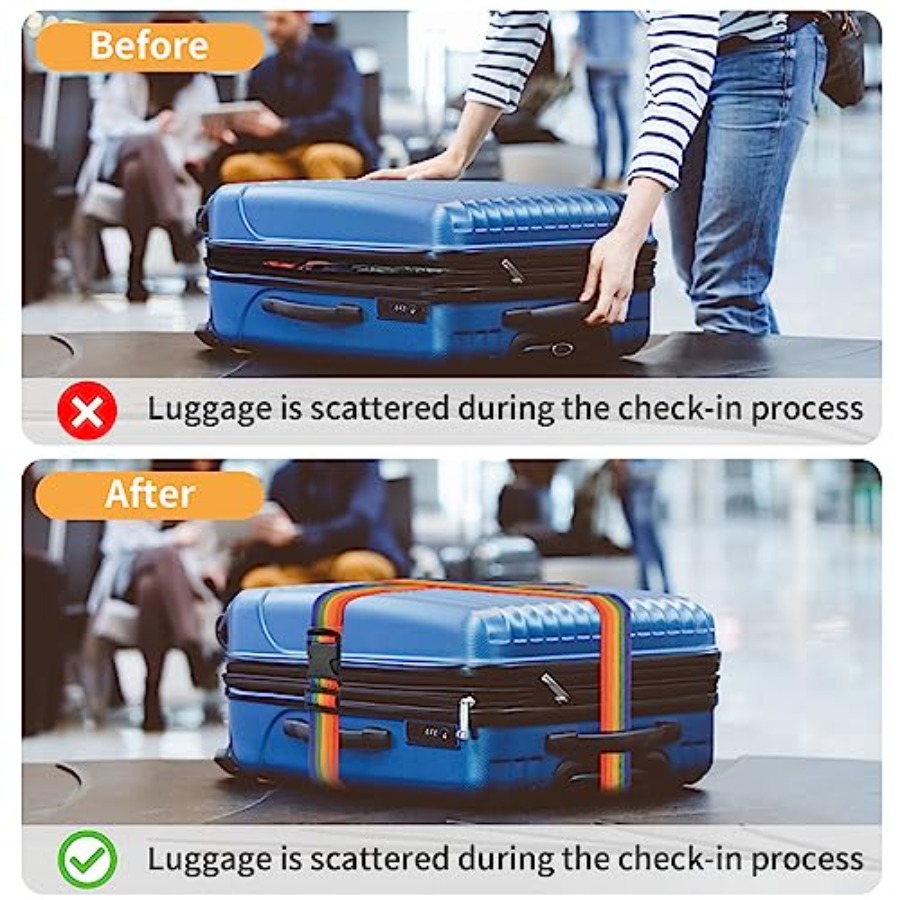 Ремни для багажа, 79 дюймов, д – обзор и цена Travel Accessories Luggage Straps