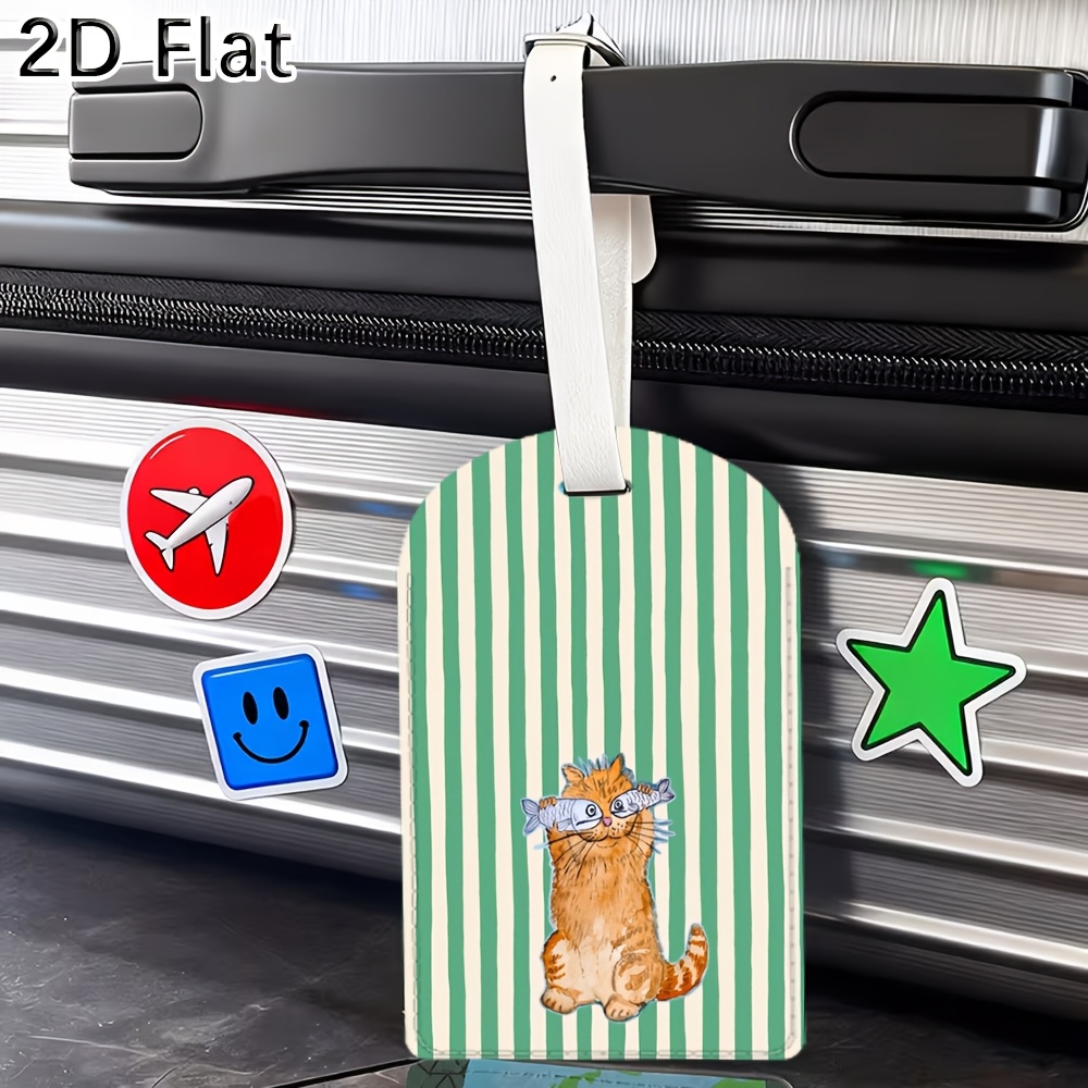 Бирка для багажа с милым котик – обзор и цена Travel Accessories Luggage Straps