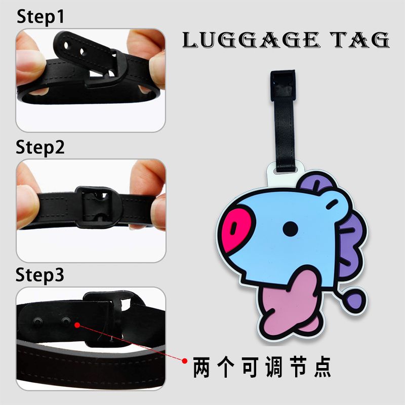 Милый брелок BT21 с персонажам – обзор и цена Travel Accessories Kit