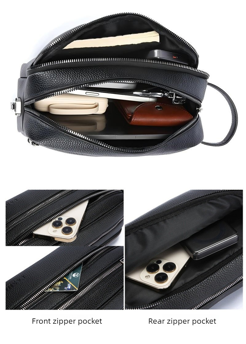 Винтажная мужская сумка-клатч  – обзор и цена Travel Accessories Bag For Men