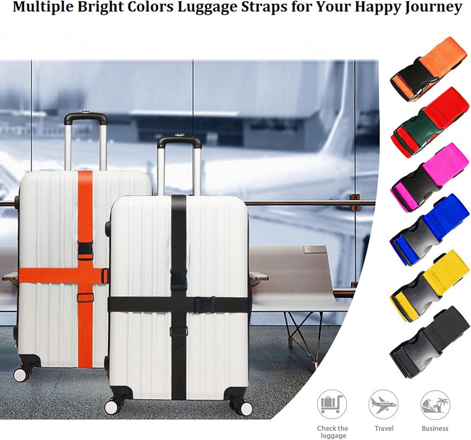 Яркие регулируемые ремни для б – обзор и цена Travel Accessories Luggage Straps
