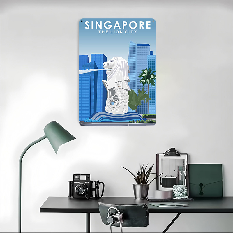 Металлический постер-плакат «С – обзор и цена Travel Accessories Singapore