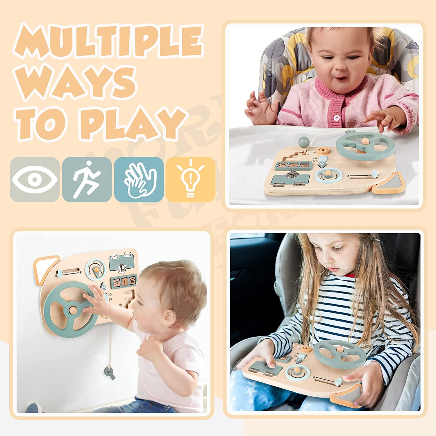 Игрушечный руль Монтессори, де – обзор и цена Travel Accessories For Toddlers