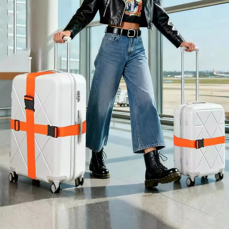 Набор из 4 ремней для багажа,  – обзор и цена Travel Accessories Luggage Straps